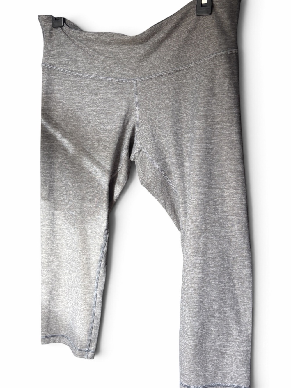 lululemon athletica Light Heather Gray Capri Leggings